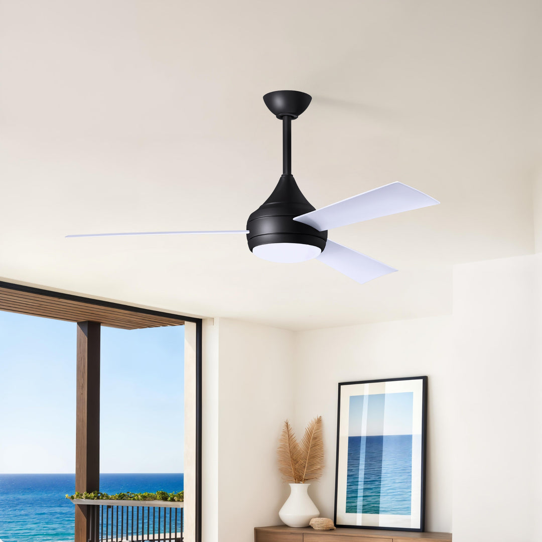Matthews Fan Company Atlas Donaire 52" Outdoor Ceiling Fan, Coastal Wet Rated