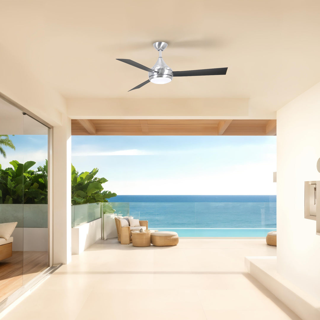 Matthews Fan Company Atlas Donaire 52" Outdoor Ceiling Fan, Coastal Wet Rated