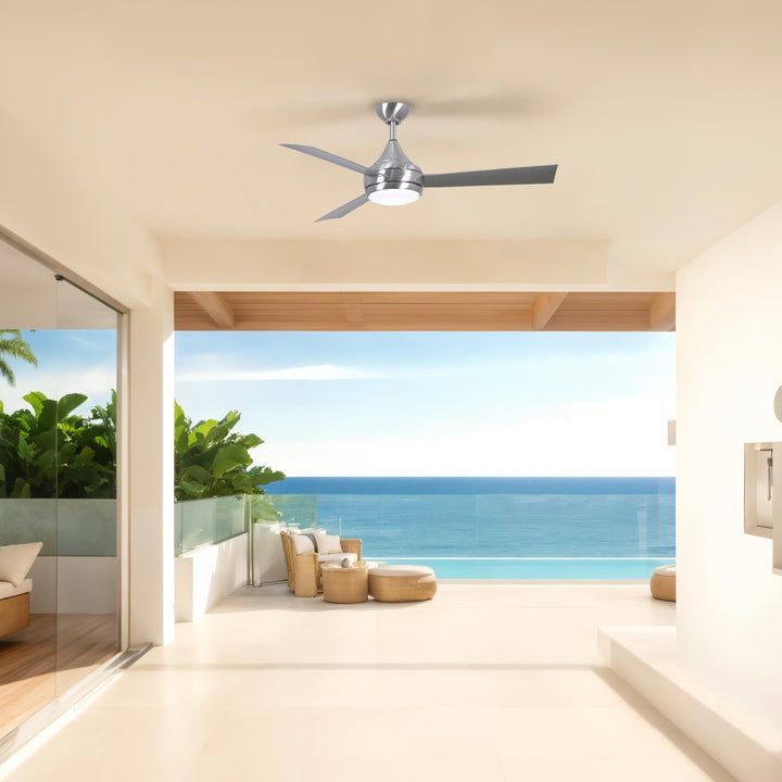 Matthews Fan Company Atlas Donaire 52" Outdoor Ceiling Fan, Coastal Wet Rated