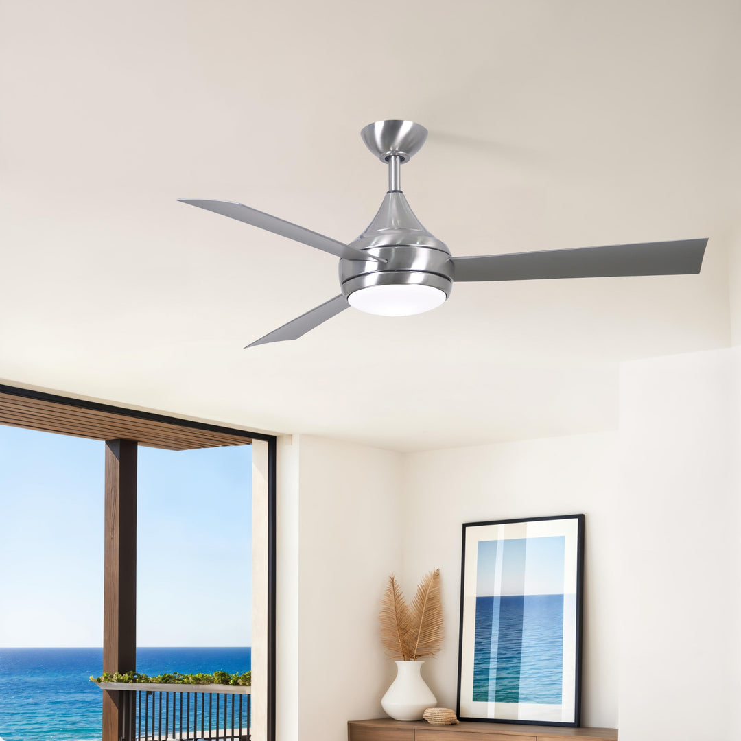 Matthews Fan Company Atlas Donaire 52" Outdoor Ceiling Fan, Coastal Wet Rated
