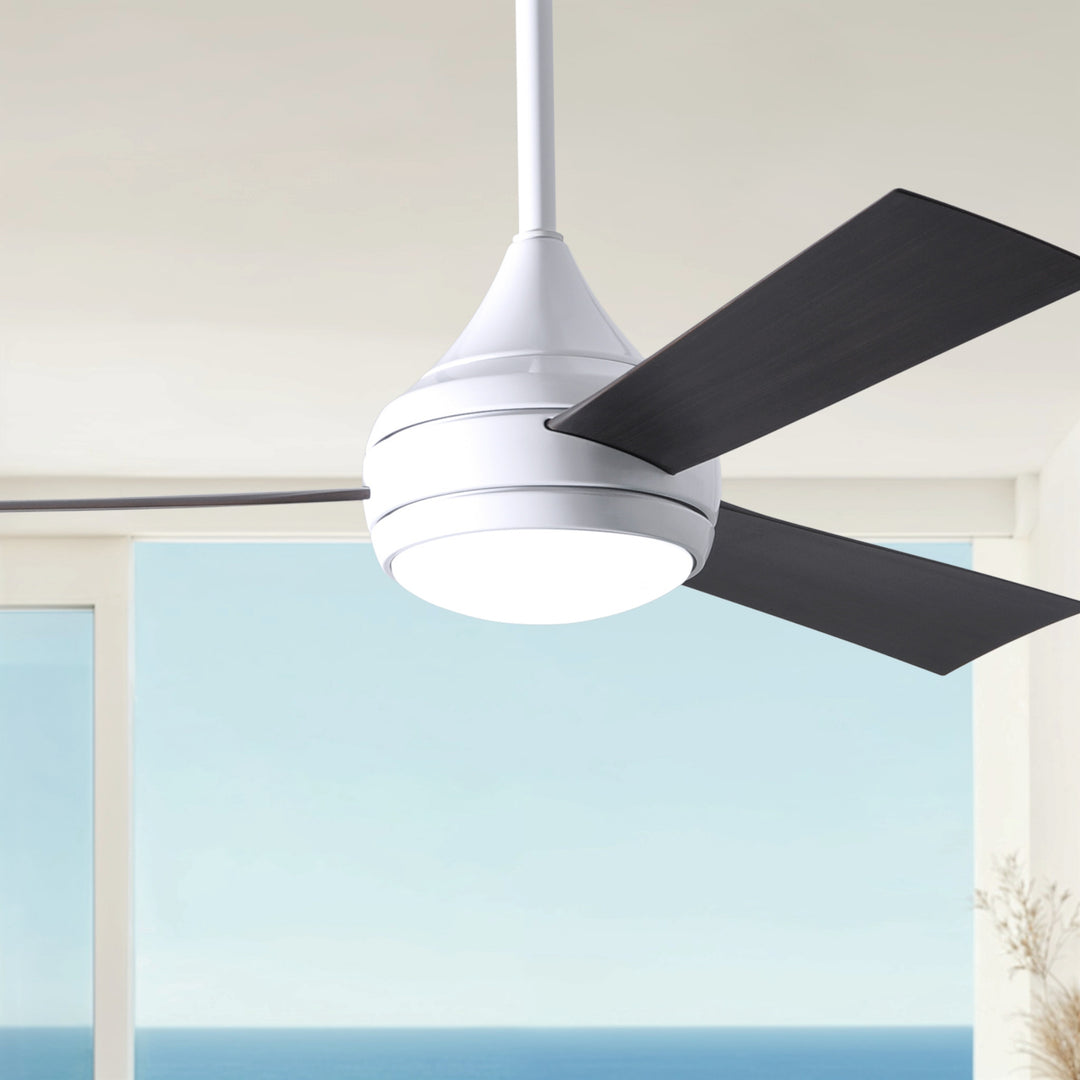 Matthews Fan Company Atlas Donaire 52" Outdoor Ceiling Fan, Coastal Wet Rated