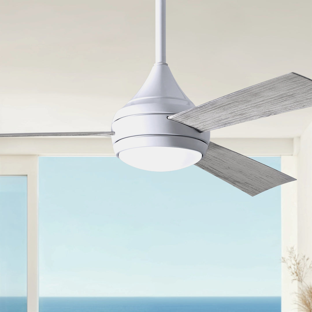 Matthews Fan Company Atlas Donaire 52" Outdoor Ceiling Fan, Coastal Wet Rated