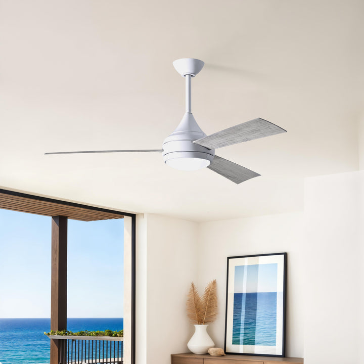 Matthews Fan Company Atlas Donaire 52" Outdoor Ceiling Fan, Coastal Wet Rated