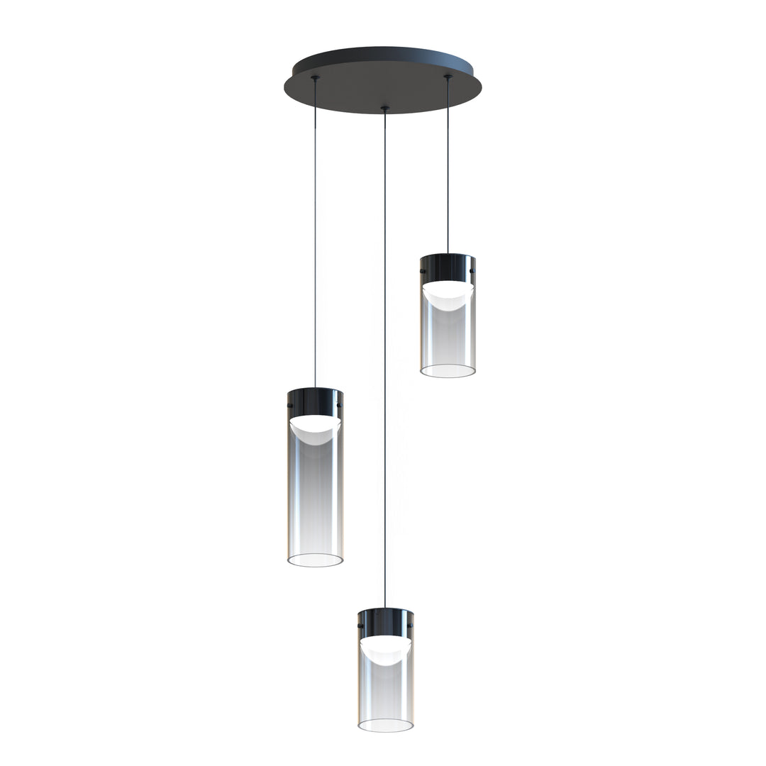 Highball-Multi-Light Pendant Pendants ET2 12.5x12.5x12.5 Gunmetal 