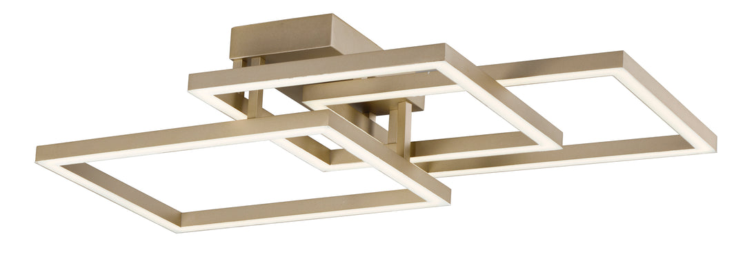 Traverse LED-Flush Mount Ceiling Flush Mounts ET2 35.5x23.5x6.75 Champagne 