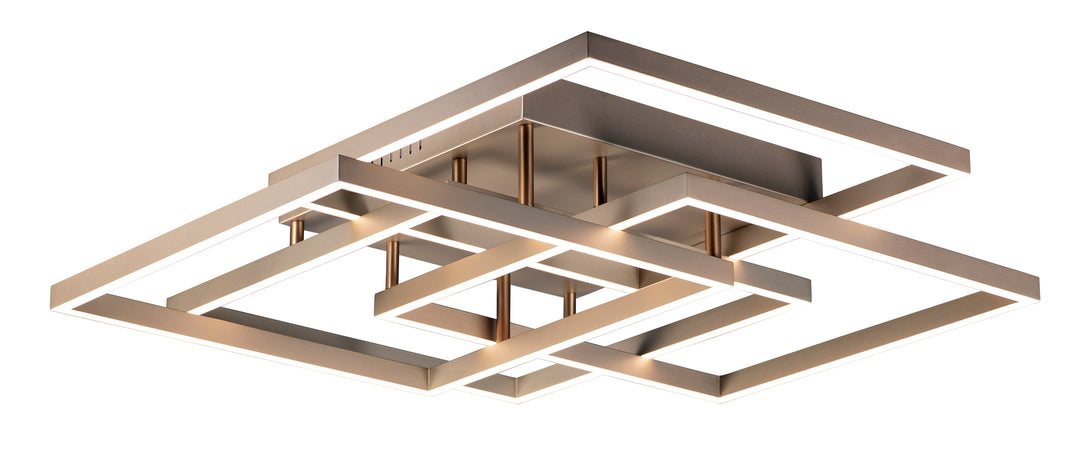 Traverse LED-Flush Mount Ceiling Flush Mounts ET2 31x31x6 Champagne 