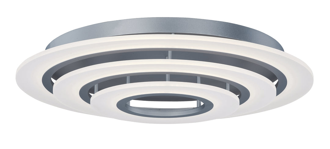 Saturn II LED-Flush Mount Ceiling Flush Mounts ET2 31.5x31.5x5.75 Matte Silver 