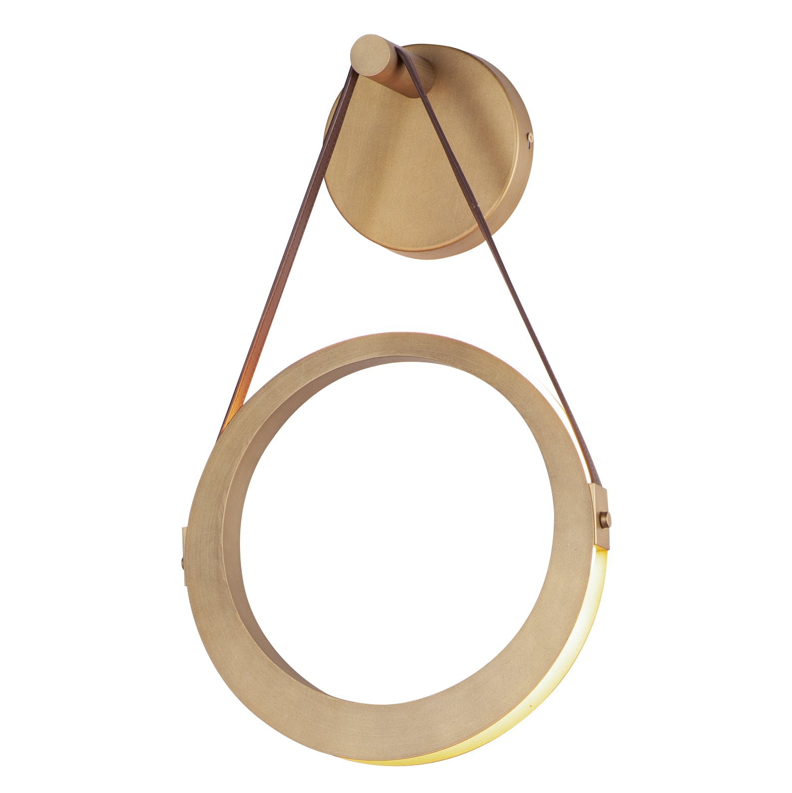 Tether-Wall Sconce Wall Light Fixtures ET2 11.75xx20.75 Natural Aged Brass 