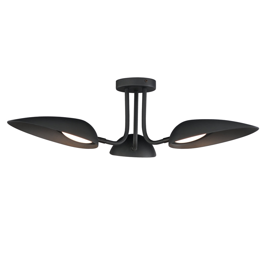 Marsh-Flush Mount Ceiling Flush Mounts ET2 32x32x8 Black 