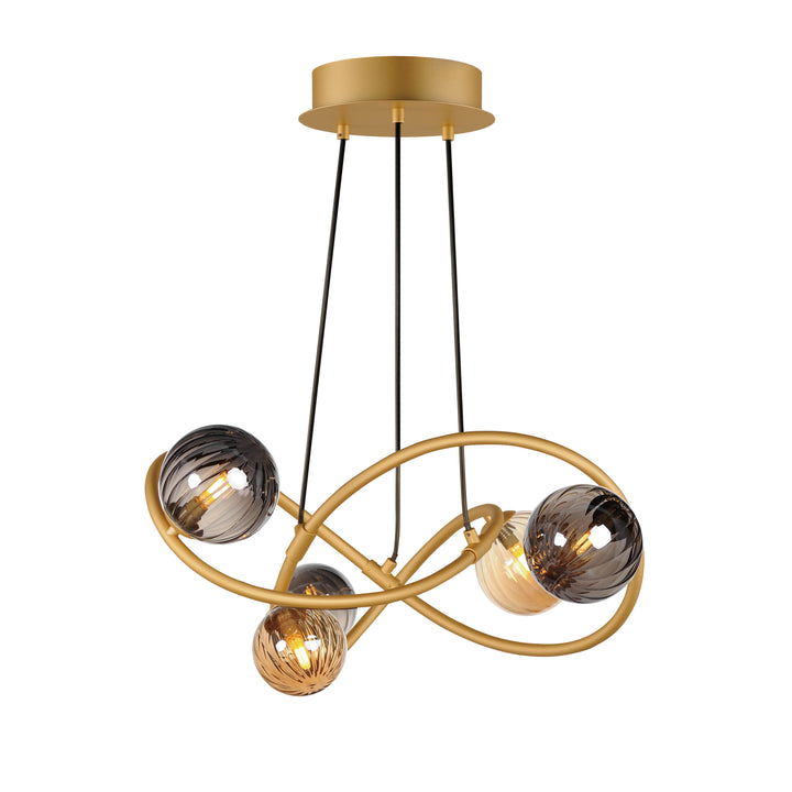 Planetary-Chandelier Chandeliers ET2 23.25x23.25x11.25 Gold 