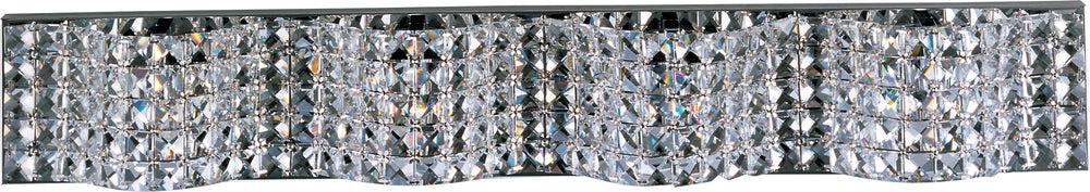 Wave-Bath Vanity Vanity Lights ET2 34x0x5 Polished Chrome 