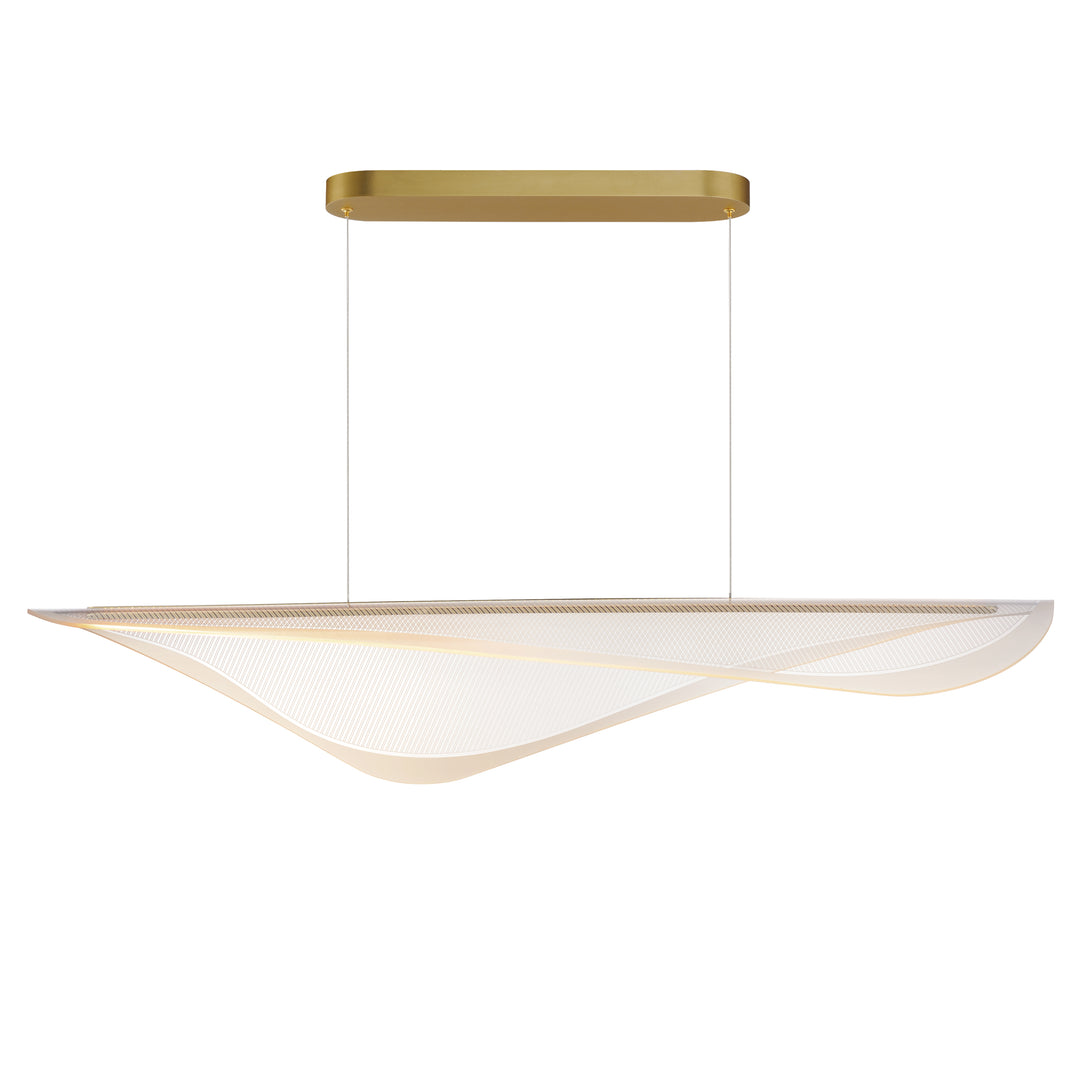 Manta-Linear Pendant Pendants ET2 47x9.75x8.5 Gold 