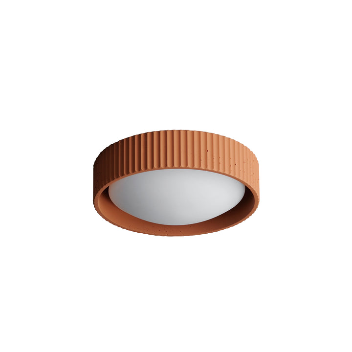 Souffle-Flush Mount Ceiling Flush Mounts ET2 10.5x10.5x3.25 Terra Cotta 