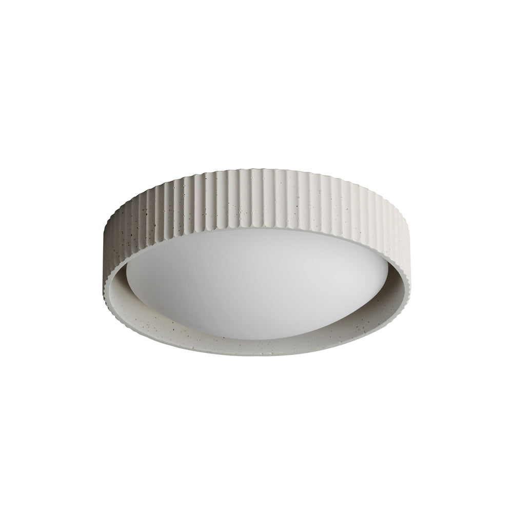 Souffle-Flush Mount Ceiling Flush Mounts ET2 13.75x13.75x3.75 Chaulk White 