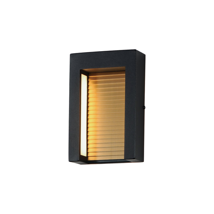 Alcove-Outdoor Wall Mount Outdoor Wall Lights ET2 x6.5x10 Black / Gold 