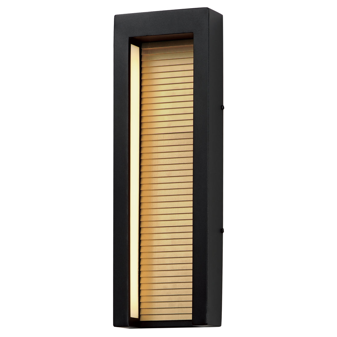 Alcove-Outdoor Wall Mount Outdoor Wall Lights ET2 x6.5x20 Black / Gold 