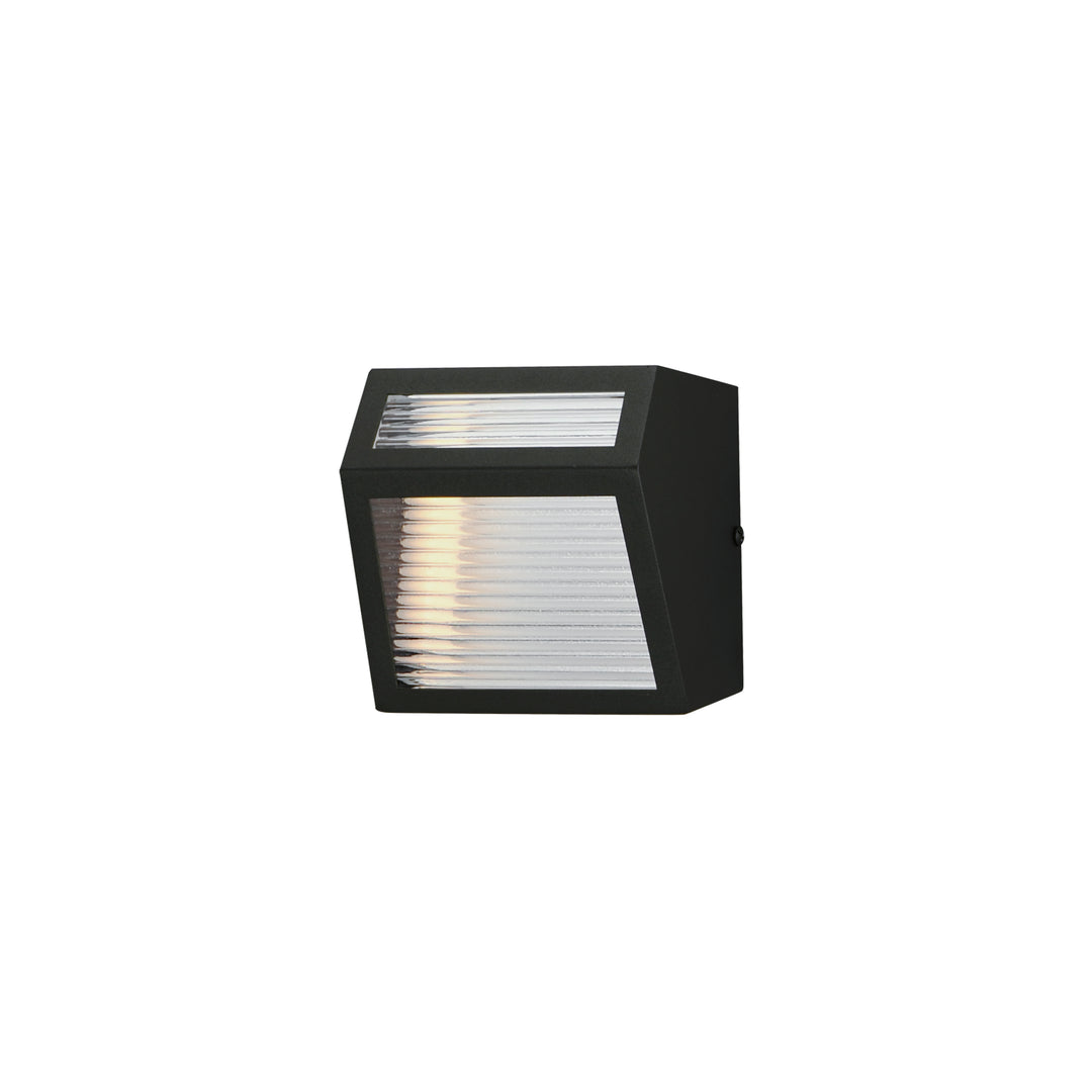 Totem-Outdoor Wall Mount Outdoor Wall Lights ET2 x5x5 Black 