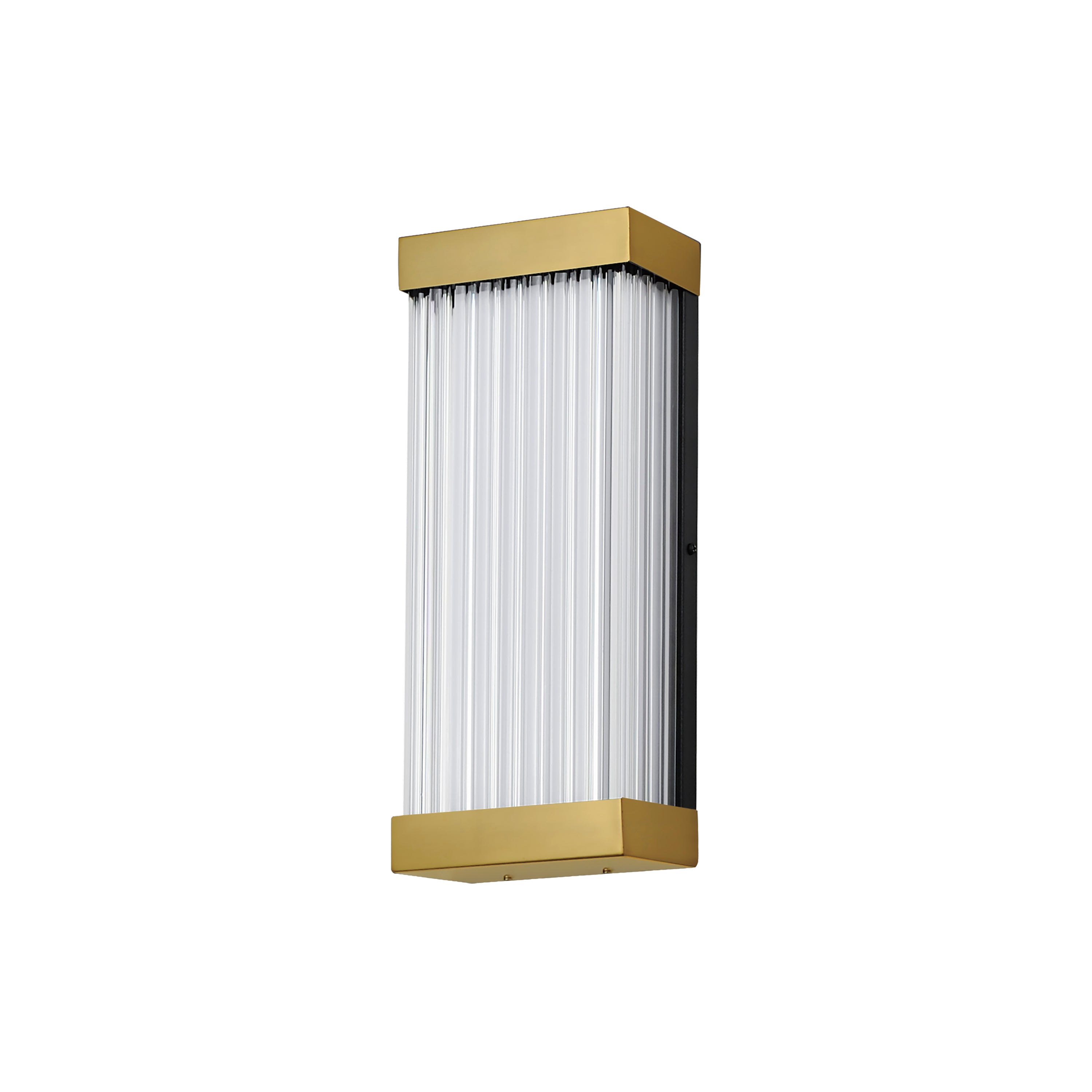 Acropolis-Outdoor Wall Mount Outdoor l Wall ET2 x6x14 Natural Aged Brass 
