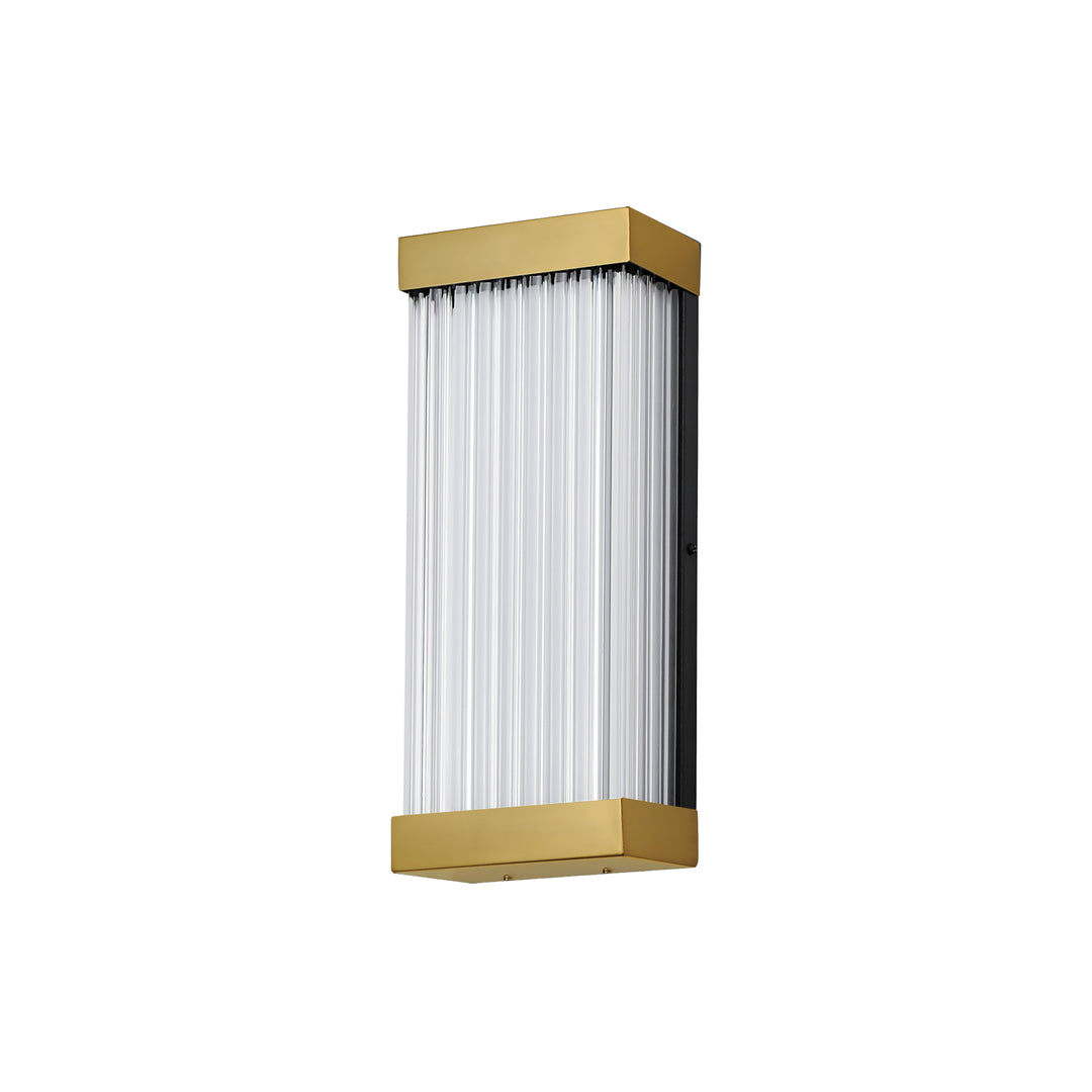 Acropolis-Outdoor Wall Mount Outdoor Wall Lights ET2 x6x14 Natural Aged Brass 