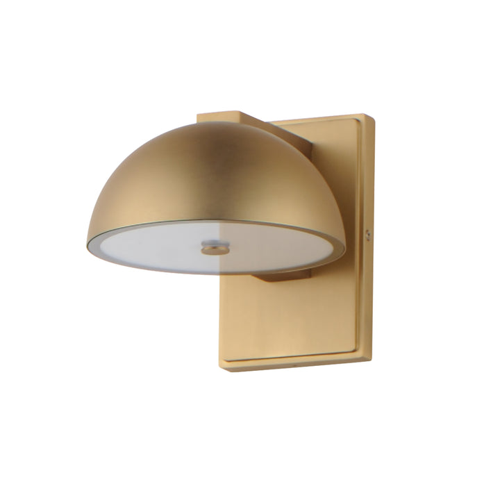 Cauldron-Outdoor Wall Mount Outdoor Wall Lights ET2 x7x7 Gold 