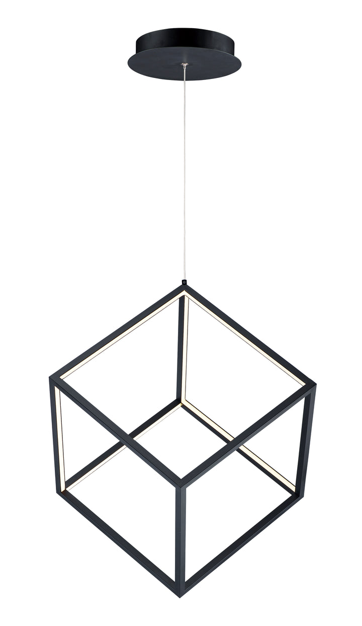 4 Square-Single Pendant Chandeliers ET2   