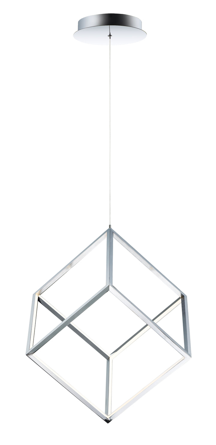 4 Square-Single Pendant Chandeliers ET2   