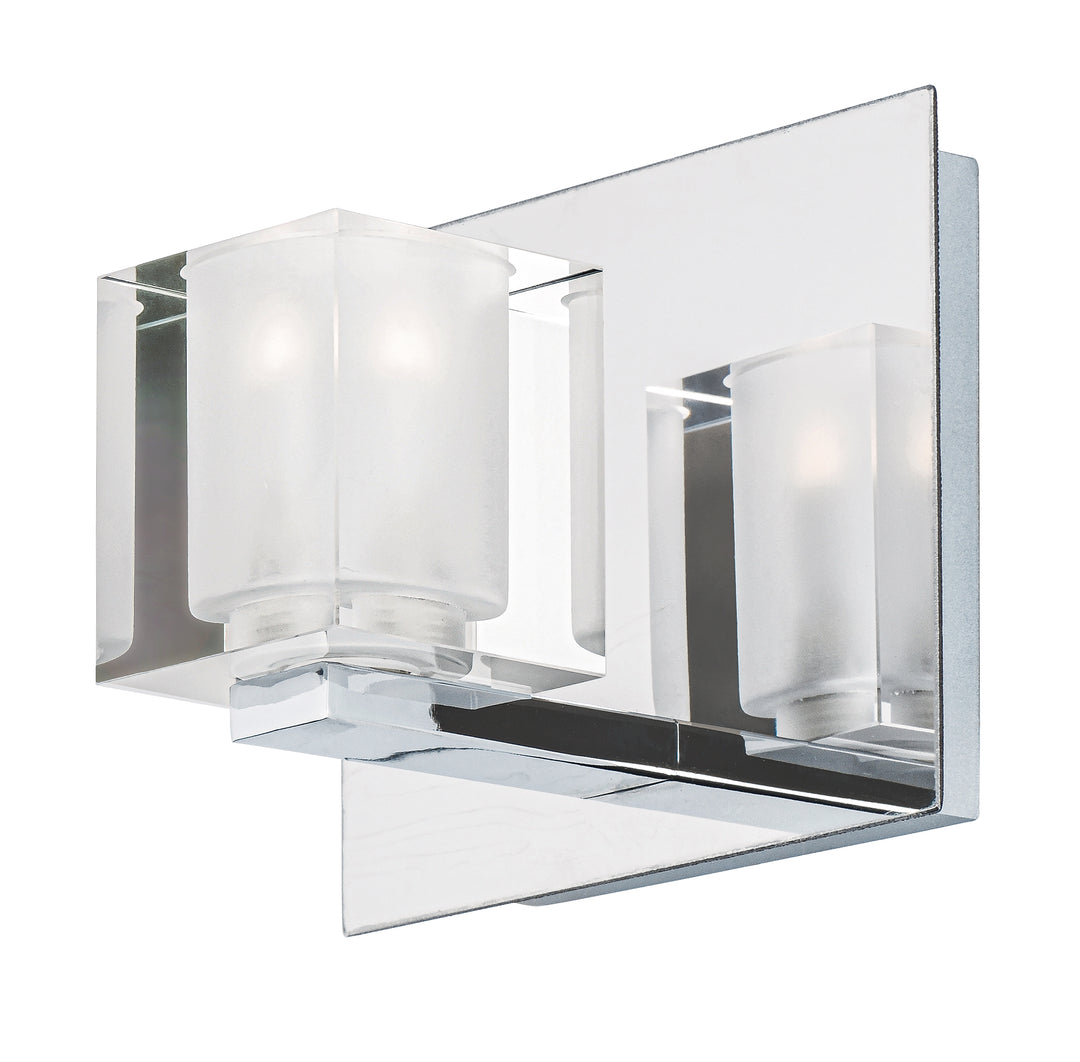 Blocs LED-Bath Vanity Vanity Lights ET2 x6x4.75 Polished Chrome 