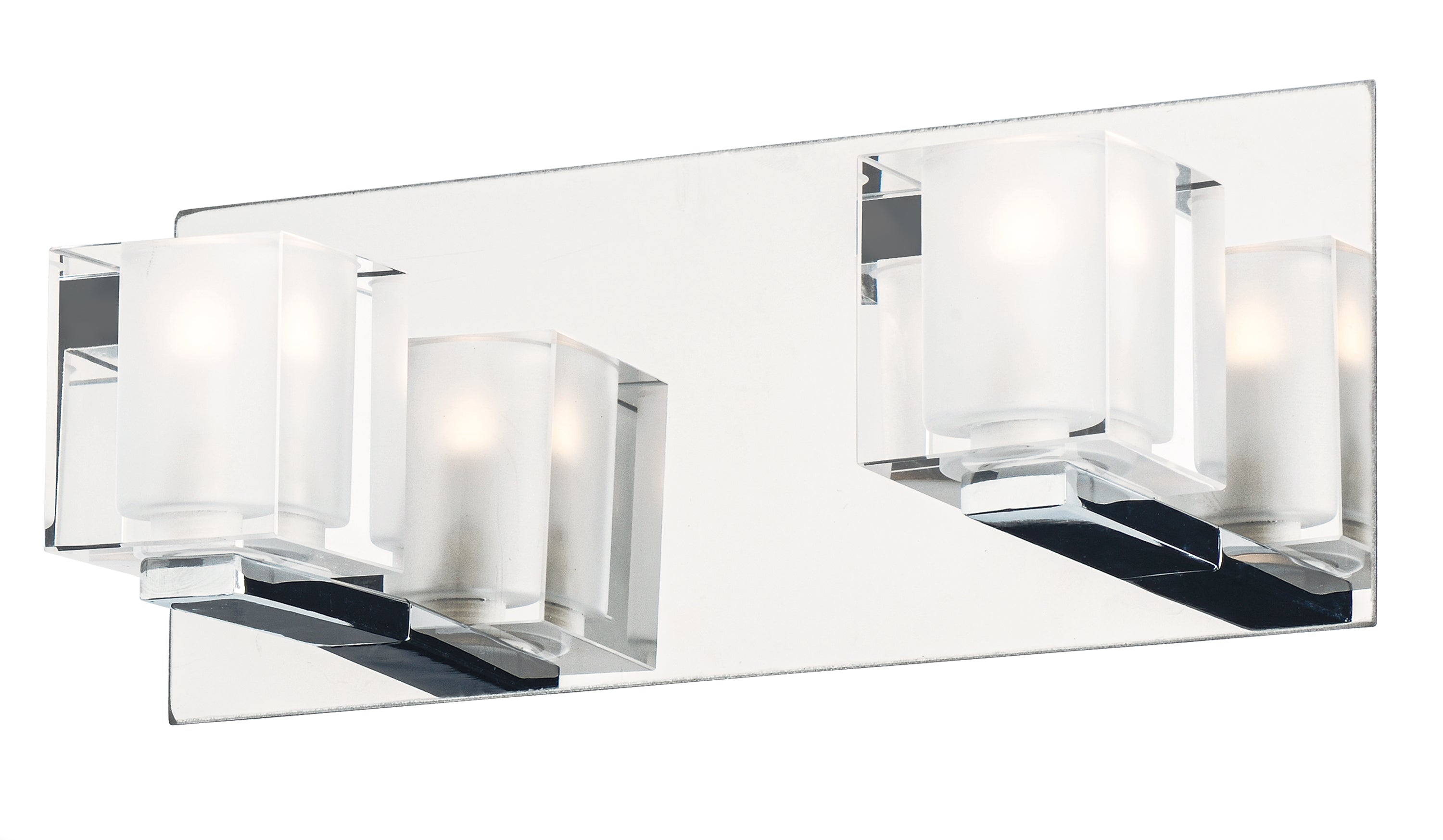 Blocs LED-Wall Sconce Wall Light Fixtures ET2 x11.75x4.75 Polished Chrome 