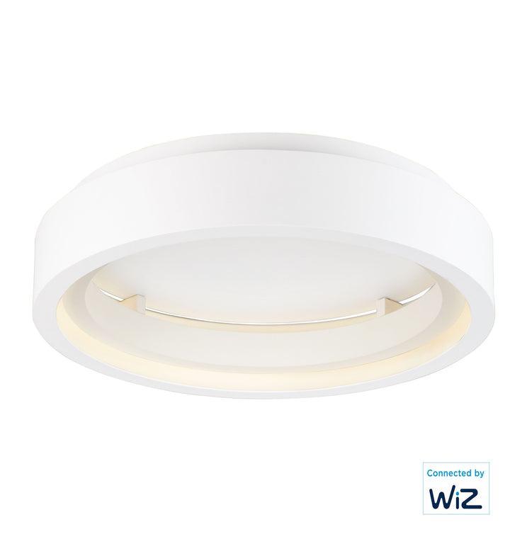 iCorona WiZ-Smart Light Wall Decor ET2 22.75x22.75x5.75 Matte White 