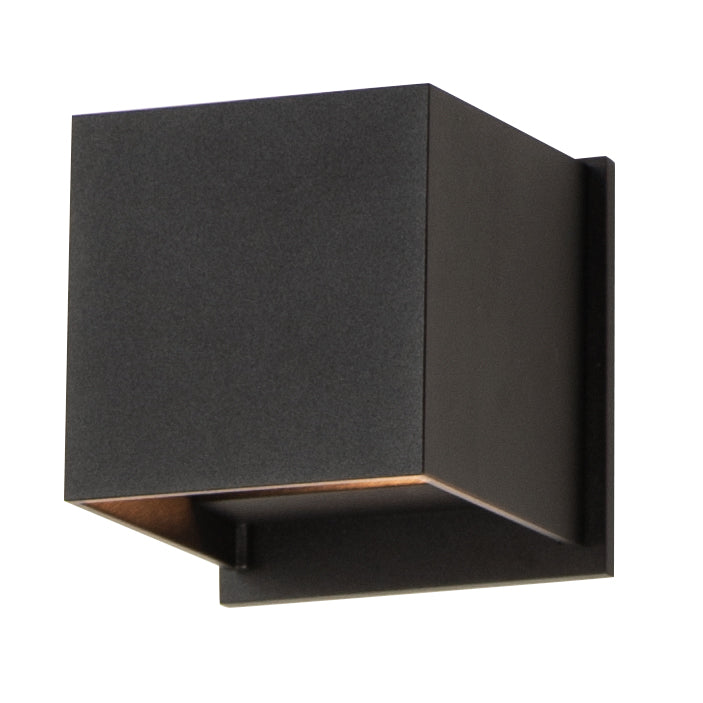 Alumilux Cube-Wall Sconce Wall Light Fixtures ET2 0x4x4 Black 