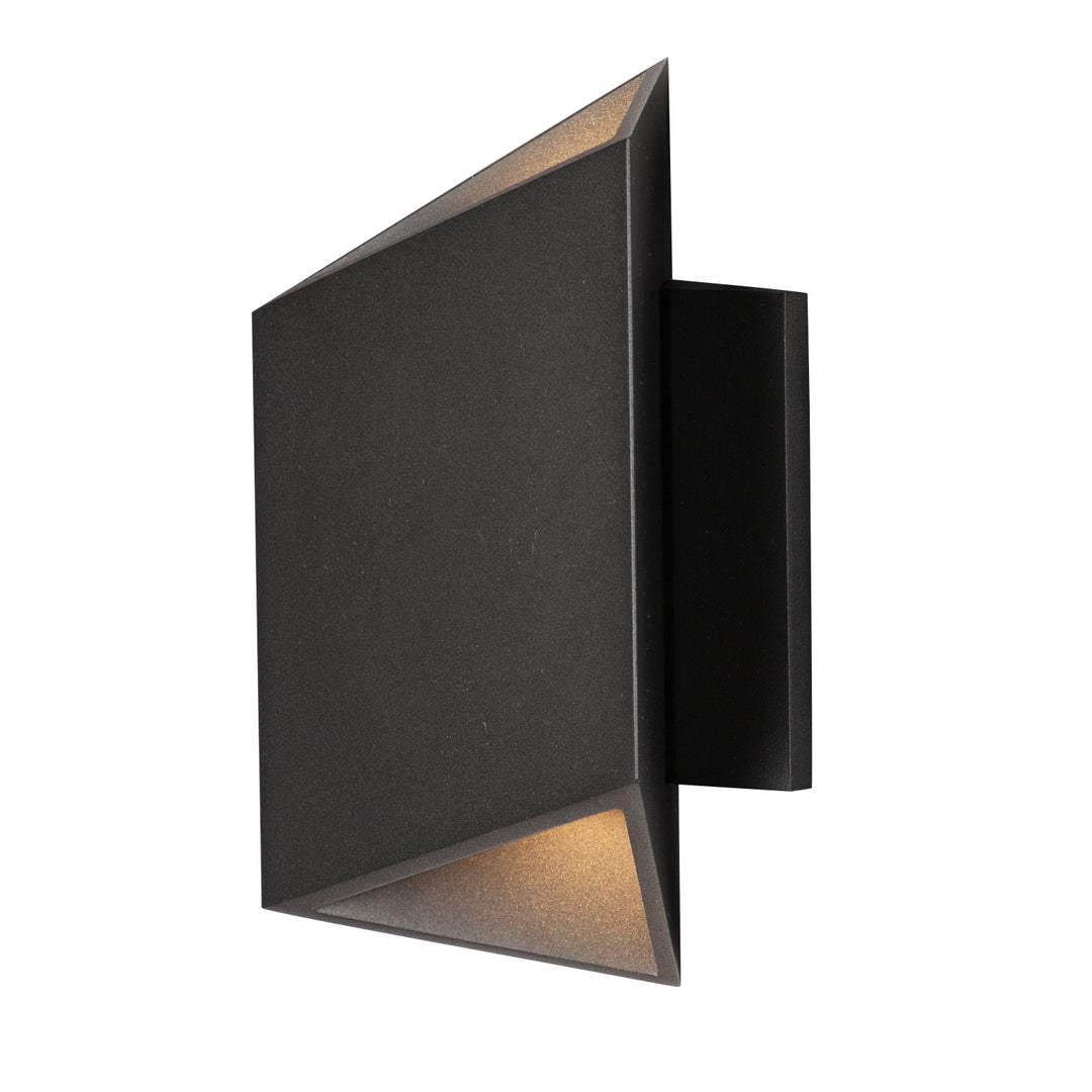 Alumilux Facet-Outdoor Wall Mount Outdoor Wall Lights ET2 x7x8.5 Black 