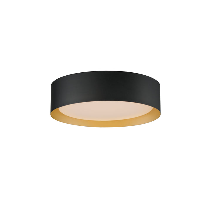 Echo-Flush Mount Ceiling Flush Mounts ET2 16x16x4.25 Black / Gold 