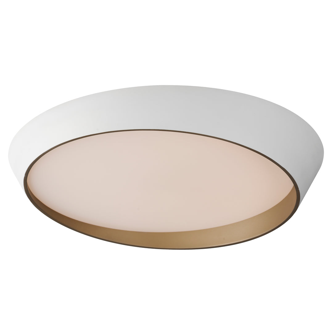 Slant-Flush Mount Ceiling Flush Mounts ET2 31.5x31.5x4.75 White/Gold 