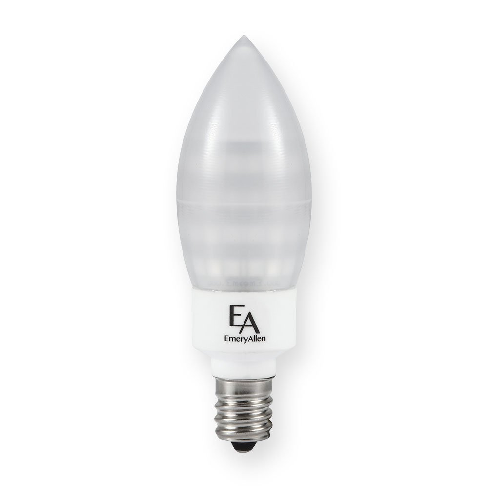 Emery Allen E12 - Candelabra Light Bulb Emery Allen 3 Amber 120V AC