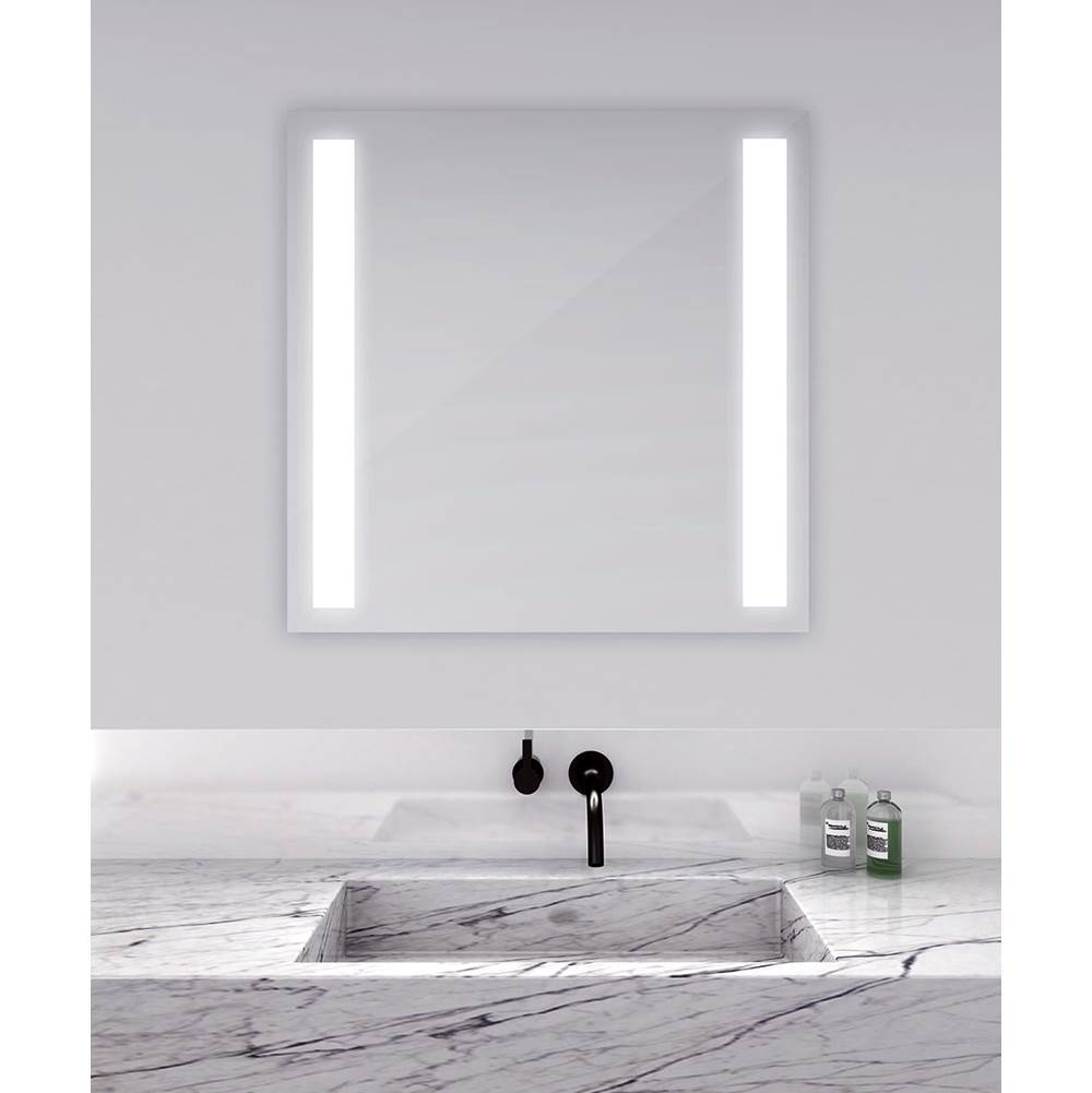 Electric Mirror Fusion™ Lighted Mirror LED Vanity Mirrors Electric Mirror 36 x 36 x 1.75 Yes 