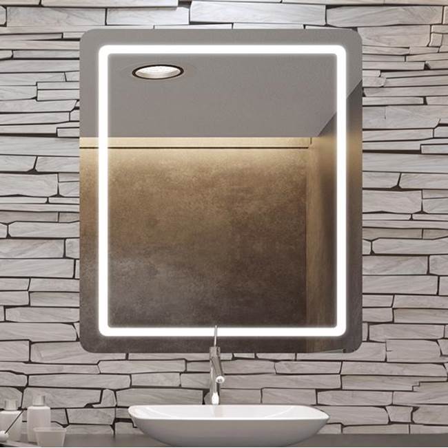 Electric Mirror Aria™ LED Lighted Mirror LED Vanity Mirrors Electric Mirror 24 x 36 x 1.75 Yes 