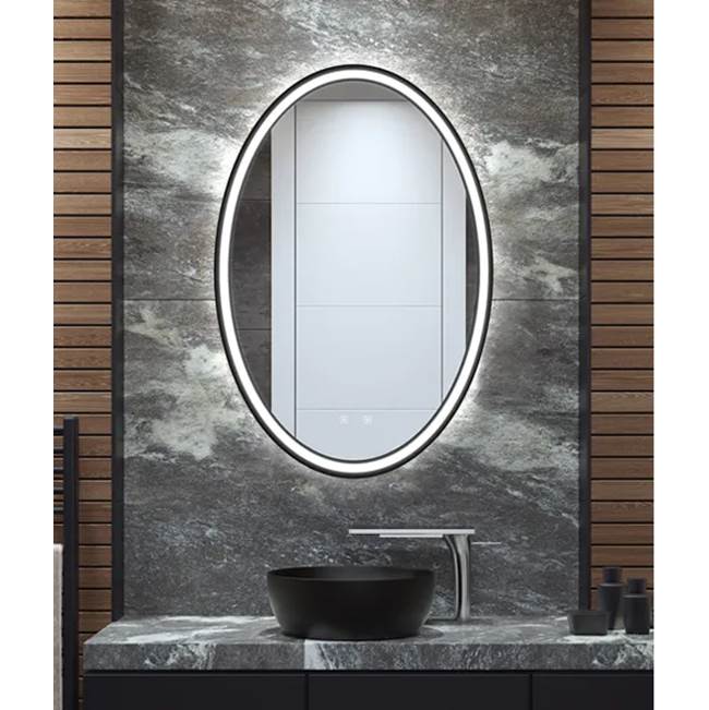 Electric Mirror Brilliance™ LED Lighted Mirror LED Vanity Mirrors Electric Mirror 24 x 36 x 2.13  