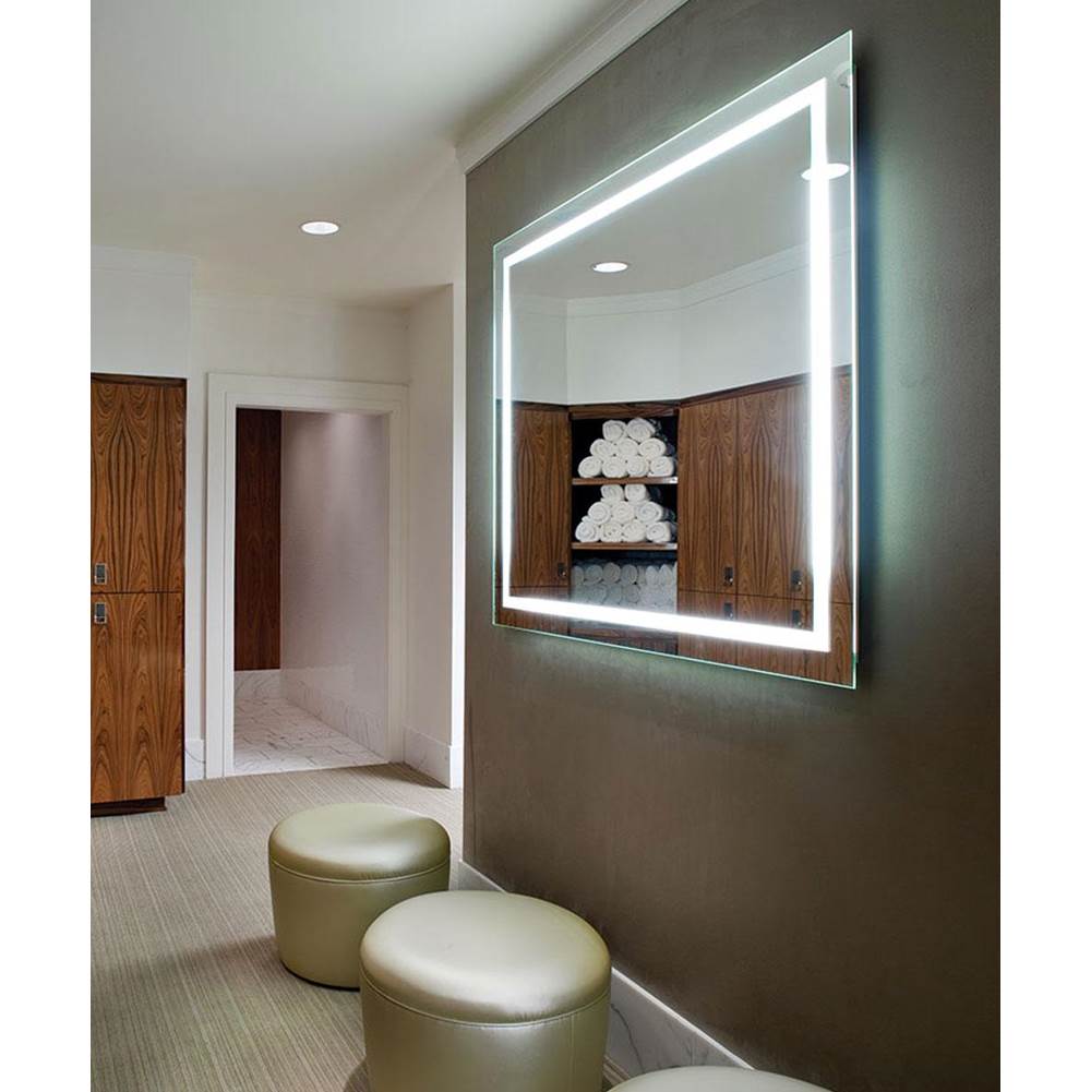 Electric Mirror Integrity™ Lighted Mirror LED Vanity Mirrors Electric Mirror 42 x 36 x 1.75 Yes 