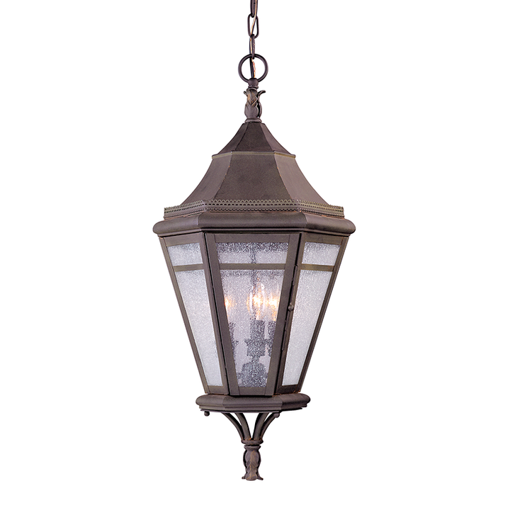 Troy Lighting Morgan Hill Lantern Pendants Troy Lighting NATURAL RUST 13x13x25.75 