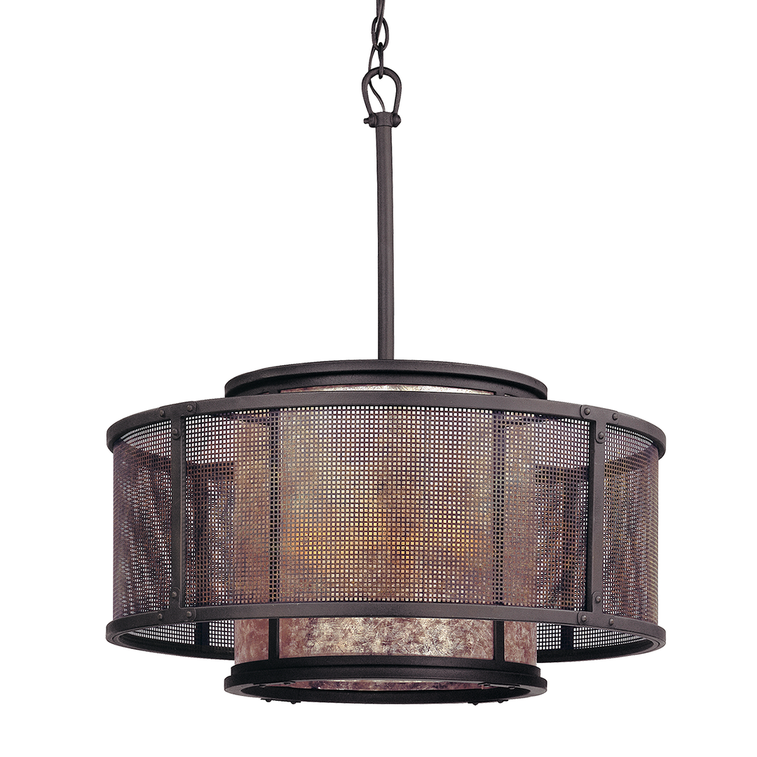 Troy Lighting Copper Mountain Chandelier Chandeliers Troy Lighting Bronze 26x26x29 