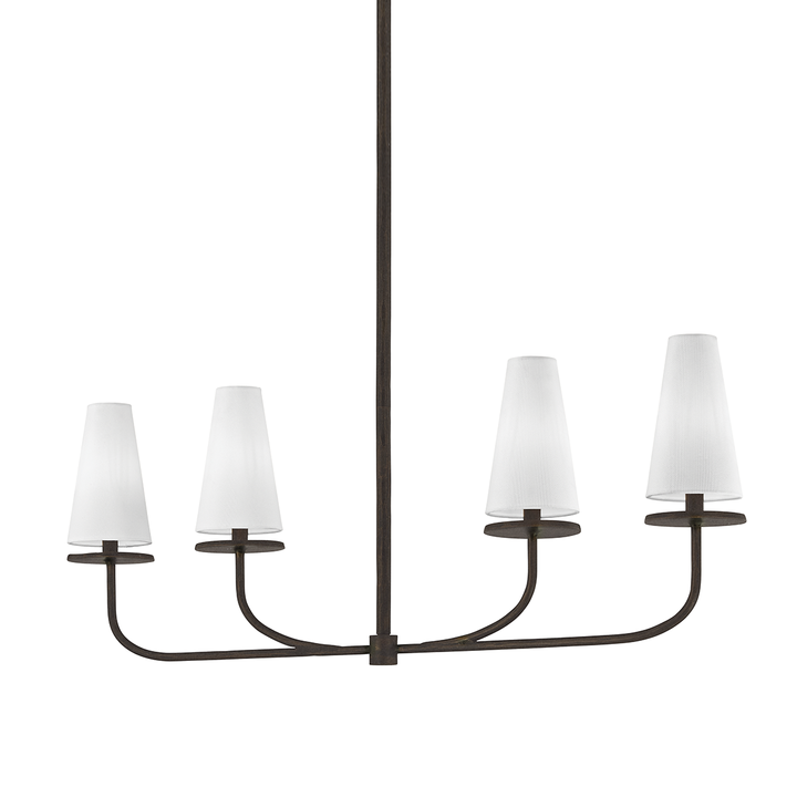 Troy Lighting Marcel Linear Linear Chandeliers Troy Lighting TEXTURED BRONZE 43.25x5x15.25 