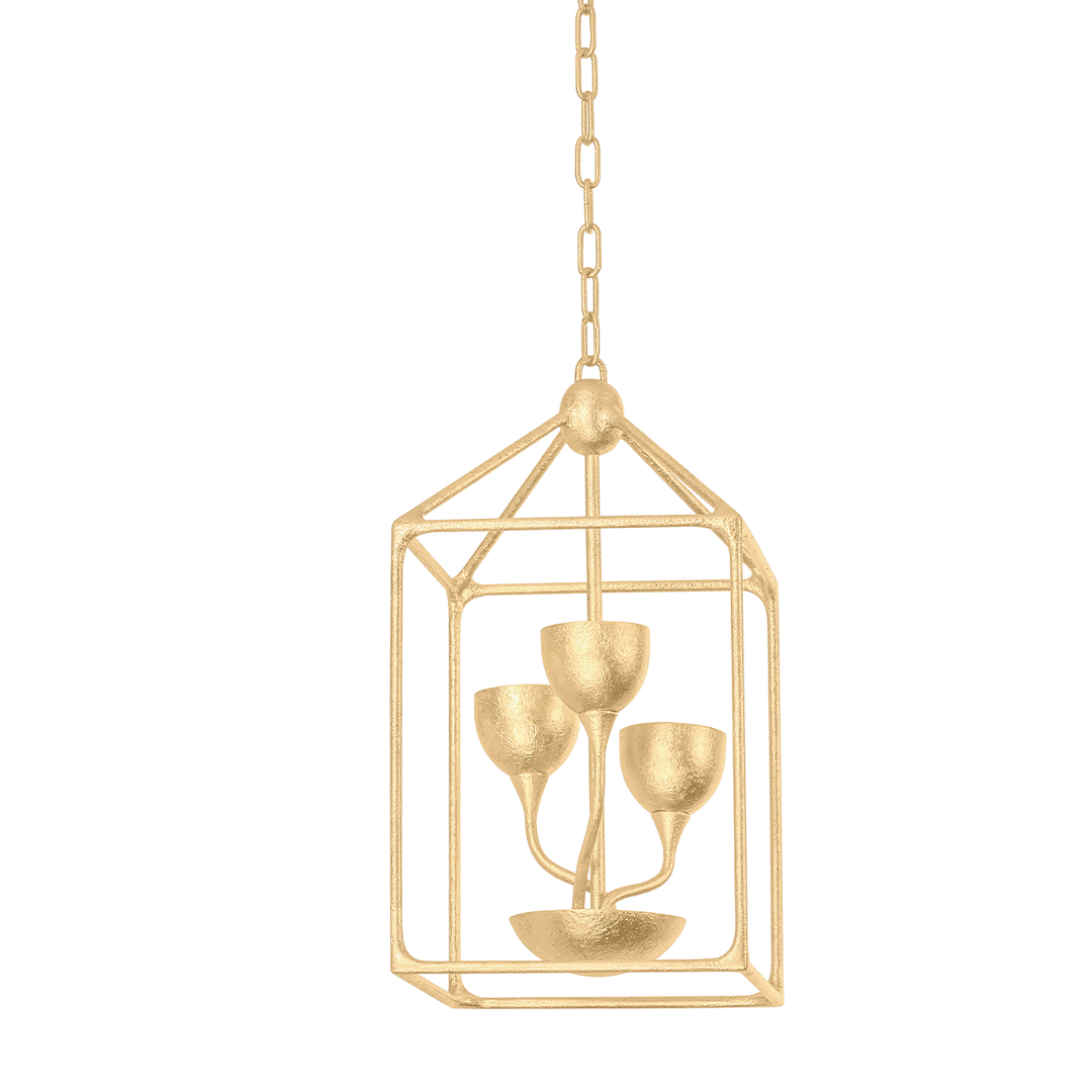 Troy Lighting WESTWOOD Lantern Pendants Troy Lighting VINTAGE GOLD LEAF 11x11x20.5 