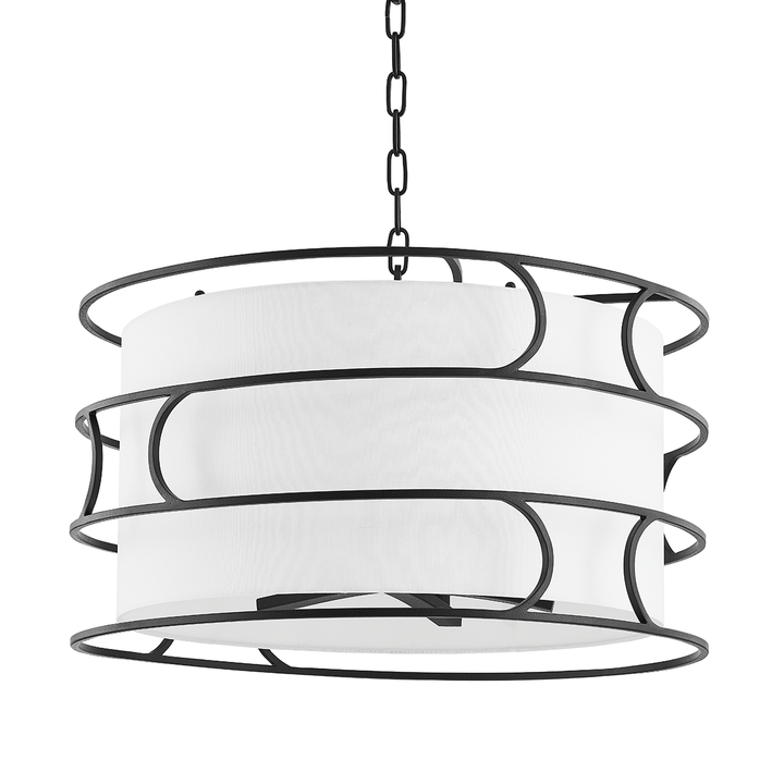 Troy Lighting Reedley Chandelier Chandeliers Troy Lighting FORGED IRON 25.25x25.25x15.25 