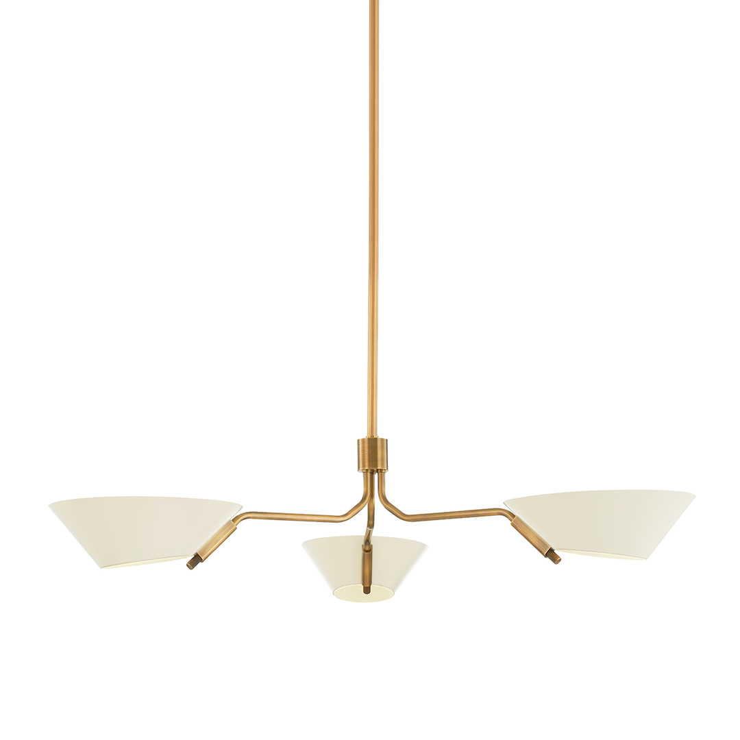 Troy Lighting Sacramento Chandelier Chandeliers Troy Lighting PATINA BRASS AND SOFT SAND 43x43x8.25 