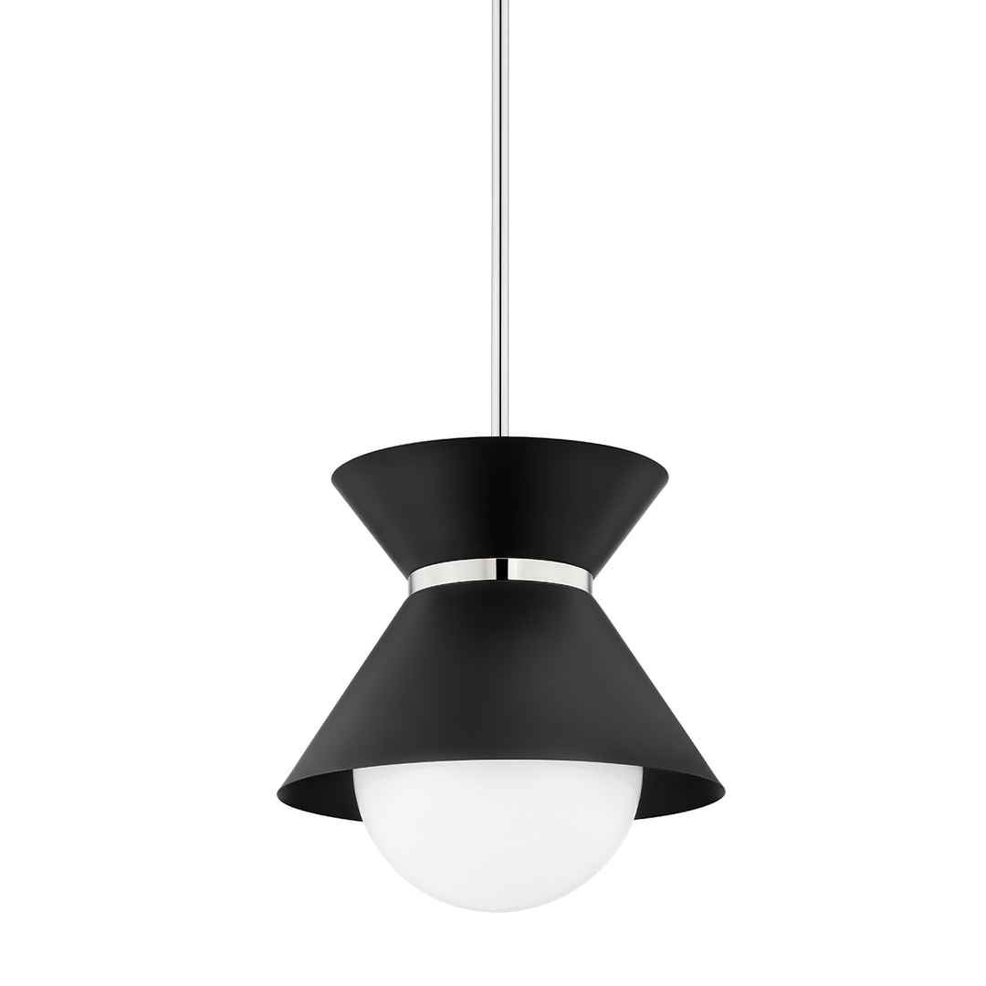 Troy Lighting Scout Pendant Pendants Troy Lighting SOFT BLACK/POLISHED NICKEL 15x15x14 