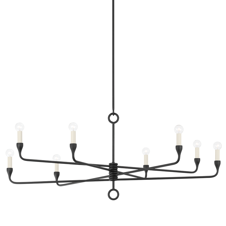 Troy Lighting ORSON Chandelier Chandeliers Troy Lighting BLACK IRON 41.5x41.5x21 