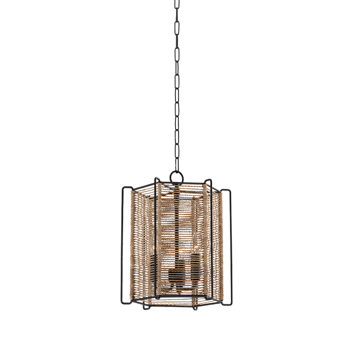 Troy Lighting RAMON Lantern Pendants Troy Lighting TEXTURED BLACK 13x13x16 