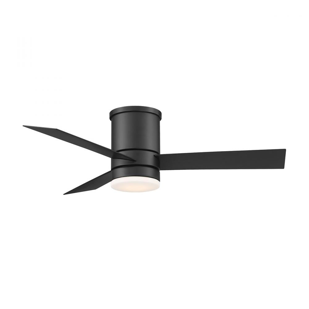Modern Forms Fans | AXIS CEILING FAN FLUSH MOUNT 44IN 2700K Black | FH-W1803-44L-27-MB