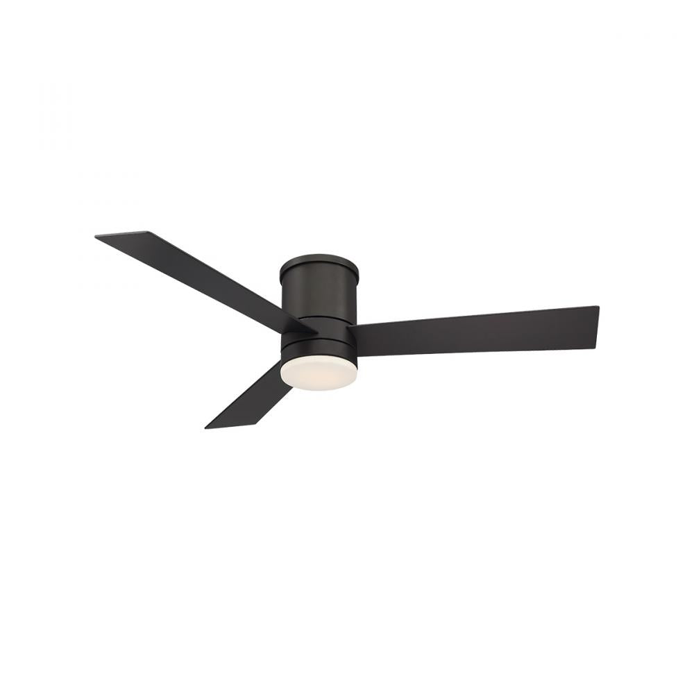 Modern Forms Fans | AXIS CEILING FAN FLUSH MOUNT 52IN Black | FH-W1803-52L-MB