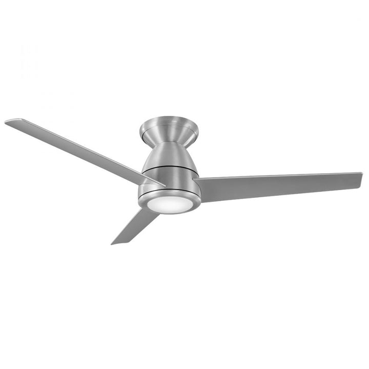 Modern Forms Fans Tip-Top 44" Three Blade Flush Mount Ceiling Fan FH-W2004-44L Ceiling Hugger Fans Modern Forms Fans Brushed Aluminum  